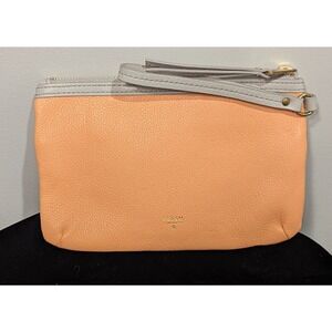 Fossil Sofia Women's Clutch Wristlet Wallet w Card Inserts in Papaya Pristine